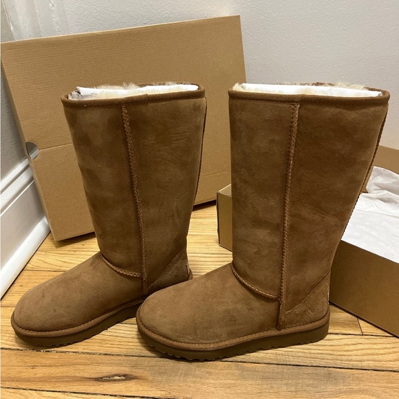 Chestnut colored tall ugg boots - Picture 5 of 12